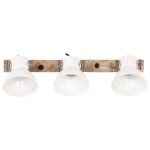 vidaXL Lampă de perete industrială, alb, 65 x 25 cm, E27 vidaXL Lampă de perete industrială, alb, 65 x 25 cm, E27
