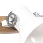 vidaXL Lampă de perete industrială, alb, 65 x 25 cm, E27 vidaXL Lampă de perete industrială, alb, 65 x 25 cm, E27