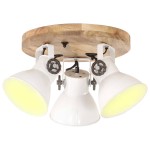vidaXL Lampă de tavan industrială, alb, 42 x 27 cm, 25 W, E27 vidaXL Lampă de tavan industrială, alb, 42 x 27 cm, 25 W, E27