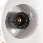 vidaXL Lampă de tavan industrială, alb, 42 x 27 cm, 25 W, E27 vidaXL Lampă de tavan industrială, alb, 42 x 27 cm, 25 W, E27