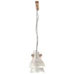 vidaXL Lampă suspendată industrială, 25 W, argintiu, 109 cm, E27 vidaXL Lampă suspendată industrială, 25 W, argintiu, 109 cm, E27