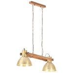 vidaXL Lampă suspendată industrială, 25 W, arămiu, 109 cm, E27 vidaXL Lampă suspendată industrială, 25 W, arămiu, 109 cm, E27