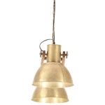 vidaXL Lampă suspendată industrială, 25 W, arămiu, 109 cm, E27 vidaXL Lampă suspendată industrială, 25 W, arămiu, 109 cm, E27