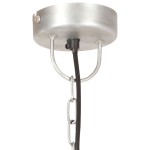 vidaXL Lampă suspendată industrială, 25 W, argintiu, rotund, 30 cm E27 vidaXL Lampă suspendată industrială, 25 W, argintiu, rotund, 30 cm E27