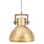 vidaXL Lampă suspendată industrială, 25 W, arămiu, 40 cm, E27, rotund vidaXL Lampă suspendată industrială, 25 W, arămiu, 40 cm, E27, rotund