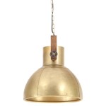 vidaXL Lampă suspendată industrială, 25 W, arămiu, 40 cm, E27, rotund vidaXL Lampă suspendată industrială, 25 W, arămiu, 40 cm, E27, rotund