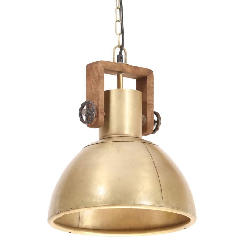 vidaXL Lampă suspendată industrială, 25 W, arămiu, 30 cm, E27, rotund