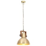 vidaXL Lampă suspendată industrială, 25 W, arămiu, 30 cm, E27, rotund vidaXL Lampă suspendată industrială, 25 W, arămiu, 30 cm, E27, rotund