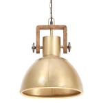 vidaXL Lampă suspendată industrială, 25 W, arămiu, 30 cm, E27, rotund vidaXL Lampă suspendată industrială, 25 W, arămiu, 30 cm, E27, rotund