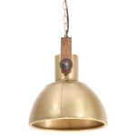 vidaXL Lampă suspendată industrială, 25 W, arămiu, 30 cm, E27, rotund vidaXL Lampă suspendată industrială, 25 W, arămiu, 30 cm, E27, rotund