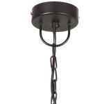 vidaXL Lampă suspendată industrială, negru, 30 cm, 25 W, E27, rotund vidaXL Lampă suspendată industrială, negru, 30 cm, 25 W, E27, rotund