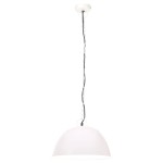 vidaXL Lustră industrială vintage, 25 W, alb, rotund, 41 cm E27 vidaXL Lustră industrială vintage, 25 W, alb, rotund, 41 cm E27