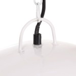 vidaXL Lustră industrială vintage, 25 W, alb, rotund, 41 cm E27 vidaXL Lustră industrială vintage, 25 W, alb, rotund, 41 cm E27