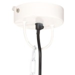 vidaXL Lustră industrială vintage, 25 W, alb, rotund, 31 cm, E27 vidaXL Lustră industrială vintage, 25 W, alb, rotund, 31 cm, E27