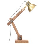 vidaXL Lampă de birou industrială, alamă, 58x18x90 cm, E27, rotund vidaXL Lampă de birou industrială, alamă, 58x18x90 cm, E27, rotund