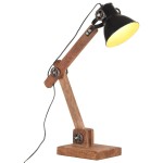 vidaXL Lampă de birou industrială, negru, 58x18x90 cm, E27, rotund vidaXL Lampă de birou industrială, negru, 58x18x90 cm, E27, rotund