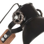 vidaXL Lampă de birou industrială, negru, 58x18x90 cm, E27, rotund vidaXL Lampă de birou industrială, negru, 58x18x90 cm, E27, rotund