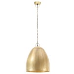 vidaXL Lampă suspendată industrială, 25 W, arămiu, 42 cm, E27, rotund vidaXL Lampă suspendată industrială, 25 W, arămiu, 42 cm, E27, rotund