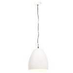 vidaXL Lampă suspendată industrială, 25 W, alb, 42 cm, E27, rotund vidaXL Lampă suspendată industrială, 25 W, alb, 42 cm, E27, rotund