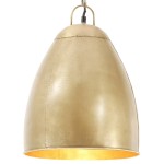 vidaXL Lampă suspendată industrială, 25 W, arămiu, 32 cm, E27, rotund vidaXL Lampă suspendată industrială, 25 W, arămiu, 32 cm, E27, rotund