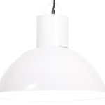 vidaXL Lampă suspendată, 25 W, alb, rotund, 48 cm, E27 vidaXL Lampă suspendată, 25 W, alb, rotund, 48 cm, E27