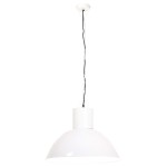 vidaXL Lampă suspendată, 25 W, alb, rotund, 48 cm, E27 vidaXL Lampă suspendată, 25 W, alb, rotund, 48 cm, E27