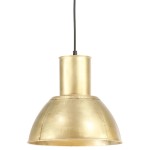 vidaXL Lampă suspendată, 25 W, culoare alamă, rotund, 28,5 cm, E27 vidaXL Lampă suspendată, 25 W, culoare alamă, rotund, 28,5 cm, E27
