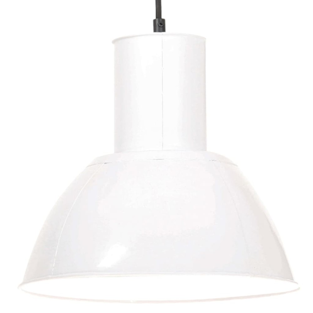 vidaXL Lampă suspendată, 25 W, alb, rotund, 28,5 cm, E27