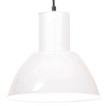 vidaXL Lampă suspendată, 25 W, alb, rotund, 28,5 cm, E27 vidaXL Lampă suspendată, 25 W, alb, rotund, 28,5 cm, E27