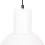 vidaXL Lampă suspendată, 25 W, alb, rotund, 28,5 cm, E27 vidaXL Lampă suspendată, 25 W, alb, rotund, 28,5 cm, E27