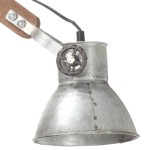 vidaXL Lampă de perete, stil industrial, argintiu, rotund, E27 vidaXL Lampă de perete, stil industrial, argintiu, rotund, E27