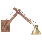 vidaXL Lampă de perete, stil industrial, alamă, rotund, E27 vidaXL Lampă de perete, stil industrial, alamă, rotund, E27