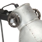 vidaXL Lampă de podea cu 2 abajururi, argintiu, E27, fontă vidaXL Lampă de podea cu 2 abajururi, argintiu, E27, fontă