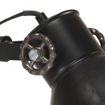 vidaXL Lampă de podea cu 2 abajururi, negru, E27, fontă vidaXL Lampă de podea cu 2 abajururi, negru, E27, fontă