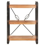 vidaXL Bibliotecă cu 3 rafturi, 60x30x80 cm, lemn masiv de acacia vidaXL Bibliotecă cu 3 rafturi, 60x30x80 cm, lemn masiv de acacia