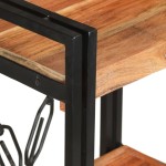 vidaXL Bibliotecă cu 3 rafturi, 60x30x80 cm, lemn masiv de acacia vidaXL Bibliotecă cu 3 rafturi, 60x30x80 cm, lemn masiv de acacia