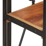 vidaXL Bibliotecă cu 3 rafturi, 60x30x80 cm, lemn masiv de acacia vidaXL Bibliotecă cu 3 rafturi, 60x30x80 cm, lemn masiv de acacia