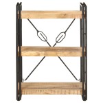 vidaXL Bibliotecă cu 3 niveluri, 60x30x80 cm, lemn masiv de mango vidaXL Bibliotecă cu 3 niveluri, 60x30x80 cm, lemn masiv de mango