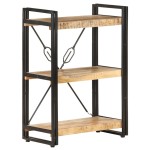 vidaXL Bibliotecă cu 3 niveluri, 60x30x80 cm, lemn masiv de mango vidaXL Bibliotecă cu 3 niveluri, 60x30x80 cm, lemn masiv de mango
