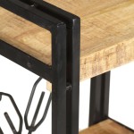 vidaXL Bibliotecă cu 3 niveluri, 60x30x80 cm, lemn masiv de mango vidaXL Bibliotecă cu 3 niveluri, 60x30x80 cm, lemn masiv de mango