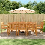 vidaXL Scaune de grădină, 8 buc., 56x55,5x90 cm, lemn masiv de acacia vidaXL Scaune de grădină, 8 buc., 56x55,5x90 cm, lemn masiv de acacia