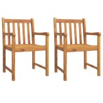 vidaXL Set mobilier de grădină, 3 piese, lemn masiv de acacia vidaXL Set mobilier de grădină, 3 piese, lemn masiv de acacia