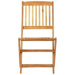 vidaXL Set mobilier grădină pliabil, 3 piese, lemn masiv acacia vidaXL Set mobilier grădină pliabil, 3 piese, lemn masiv acacia