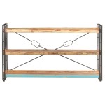 vidaXL Bibliotecă cu 3 rafturi, 140x30x80 cm, lemn masiv reciclat vidaXL Bibliotecă cu 3 rafturi, 140x30x80 cm, lemn masiv reciclat
