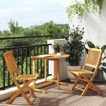 vidaXL Set mobilier grădină pliabil, 3 piese, lemn masiv acacia vidaXL Set mobilier grădină pliabil, 3 piese, lemn masiv acacia
