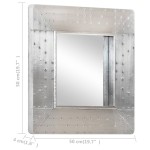vidaXL Oglindă, design aviator, 50x50 cm, metal vidaXL Oglindă, design aviator, 50x50 cm, metal