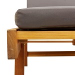 vidaXL Șezlonguri 2 buc. cu perne 200x68x83 cm lemn masiv de acacia
