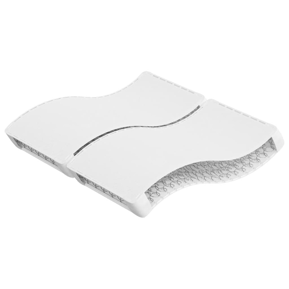 vidaXL Saltea cu arcuri bonnell, fermitate medie, 200x200 cm