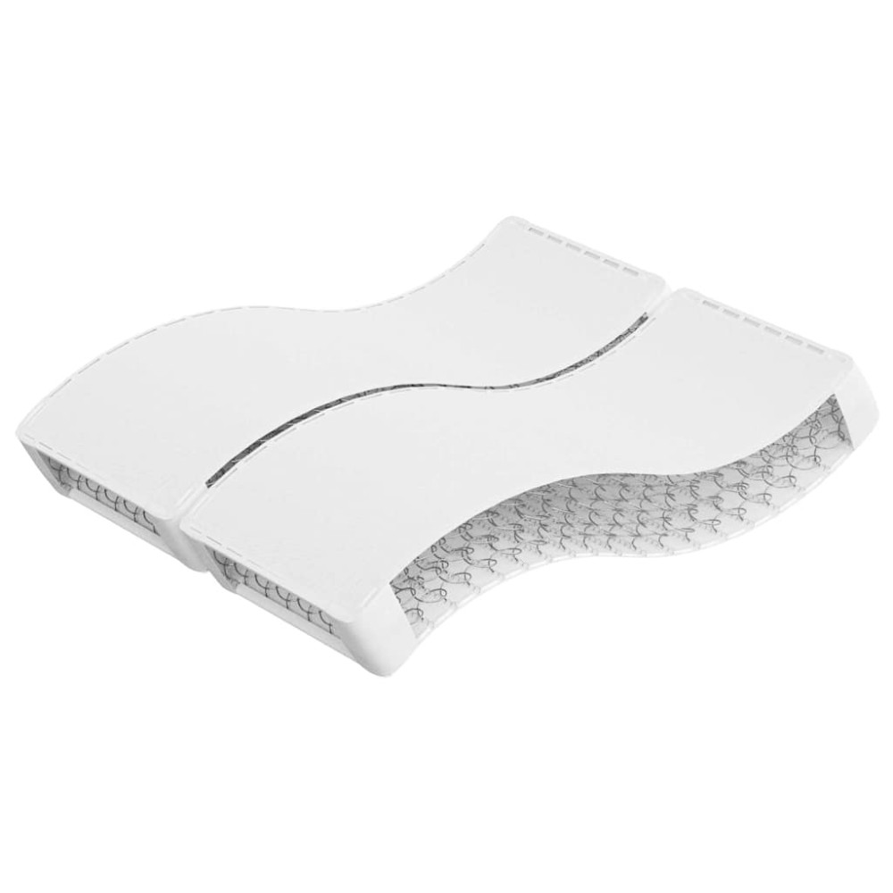 vidaXL Saltea cu arcuri bonnell, fermitate medie, 140x190 cm