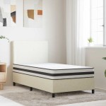 vidaXL Saltea cu arcuri bonnell, fermitate medie, 120x200 cm vidaXL Saltea cu arcuri bonnell, fermitate medie, 120x200 cm